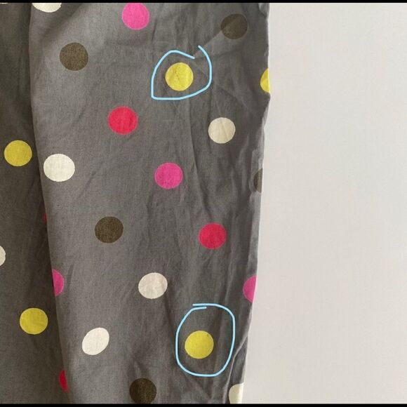 Johnnie B. Mini Boden Polka Dot Sleeveless Swing Top Gray Kid’s L - Picture 9 of 12